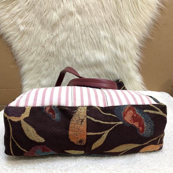 FENDON'S of Bishop CA Large Open Utility Tote Patchwork Upholstery Fabrics - Picture 6 of 16